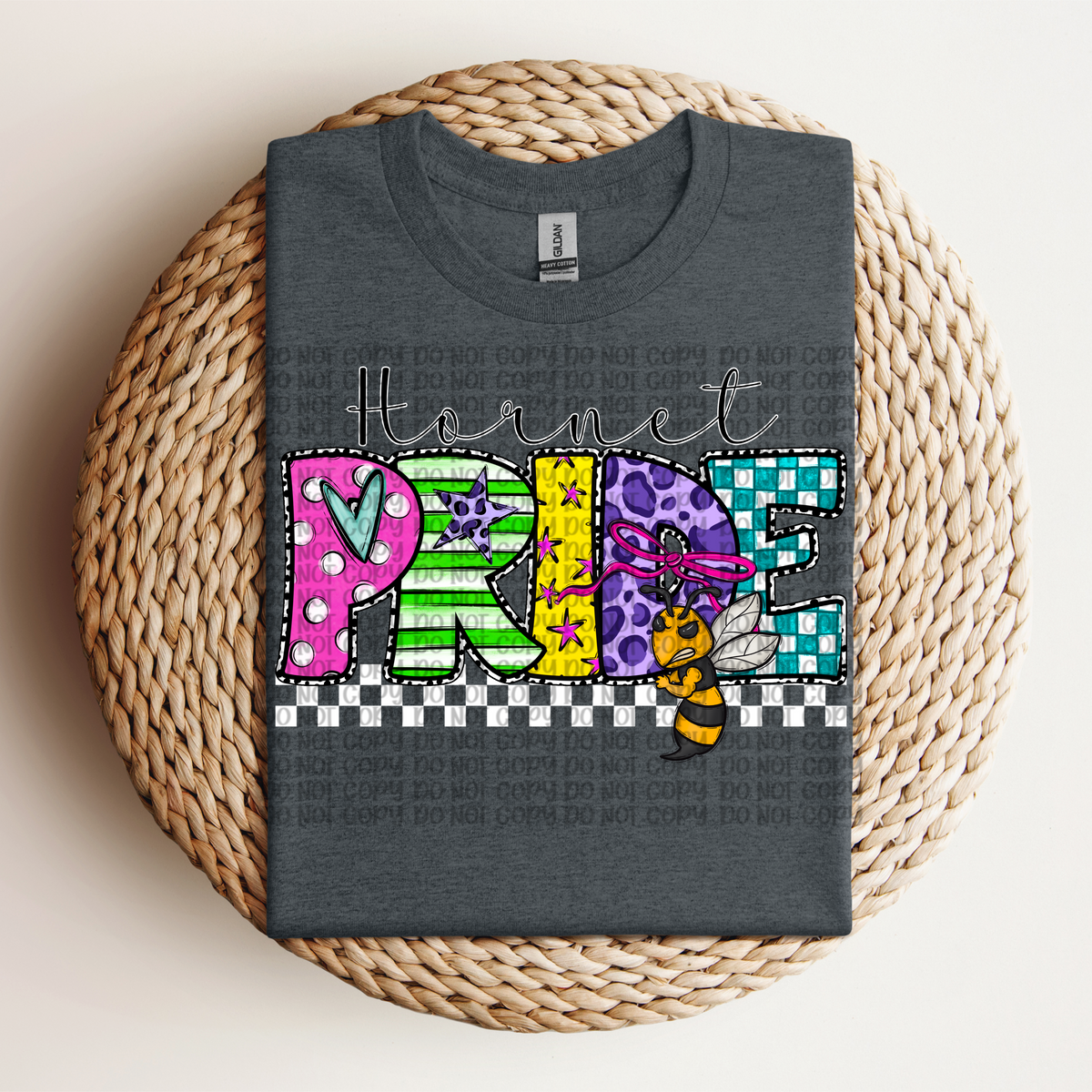 Hornet Pride Colorful Patterns (VP) 102733 DTF transfer