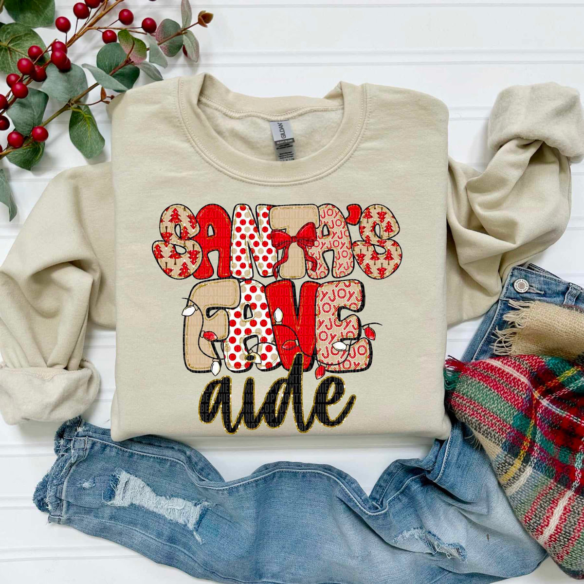 Santa's Fave Aide (SDD) DTF Transfer