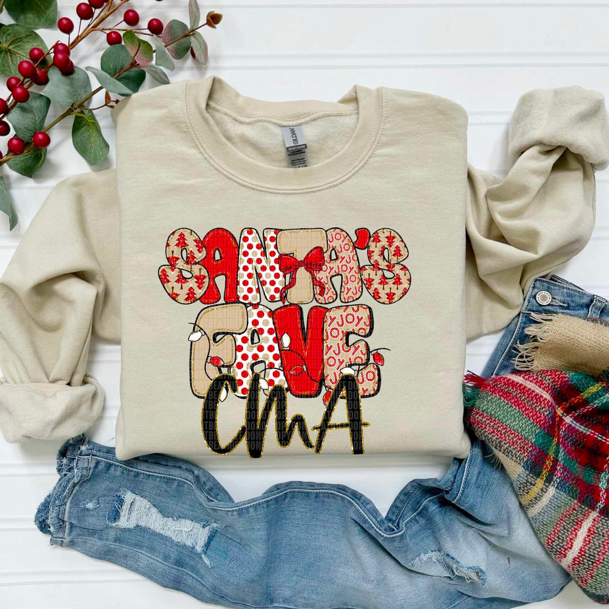 Santa's Fave CMA (SDD) DTF Transfer