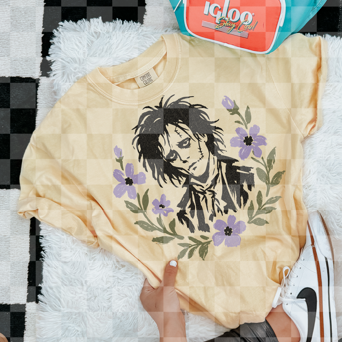 Zombie with florals (Lyttle) DTF Transfer