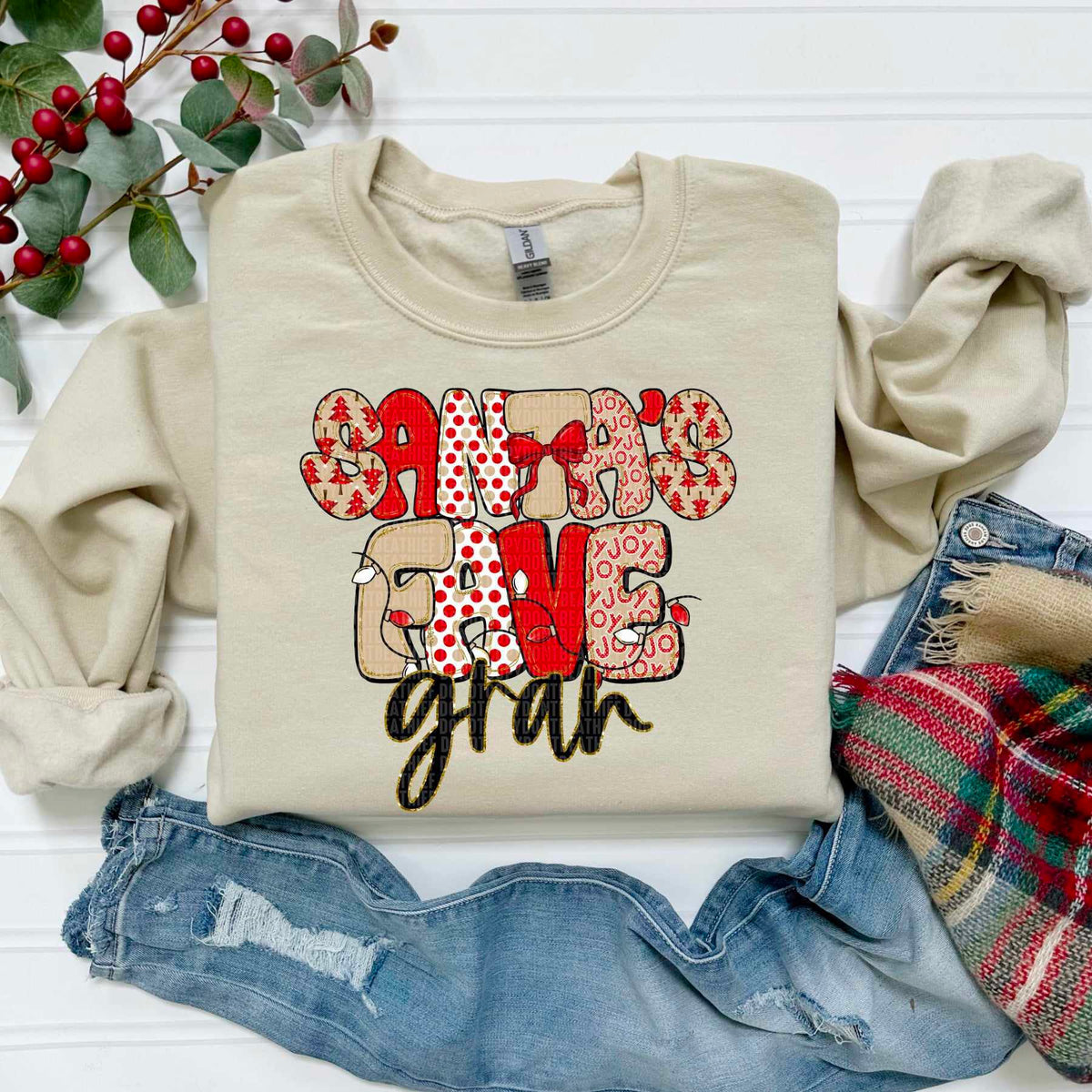 Santa's Fave gran (SDD) DTF Transfer