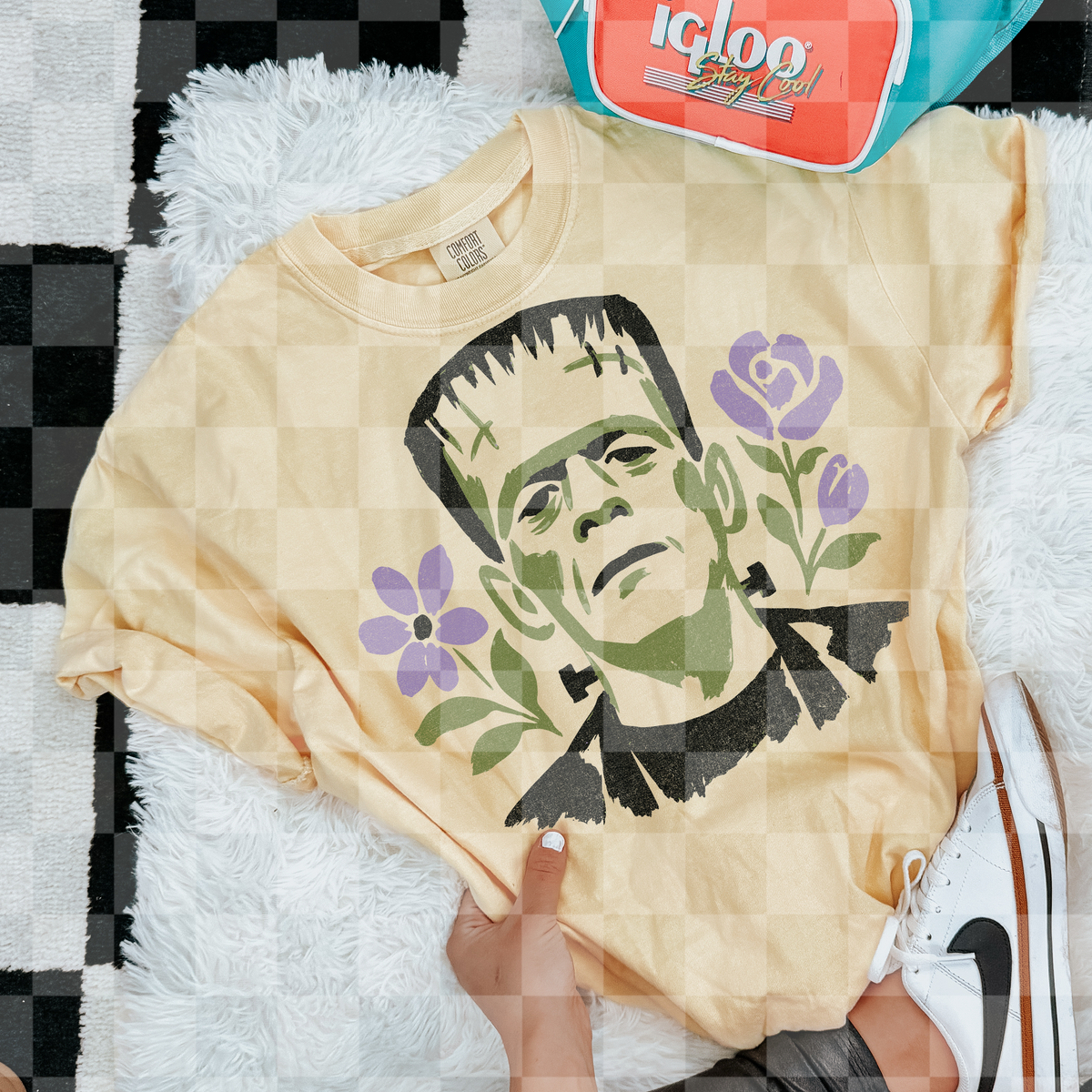 Frank with florals (Lyttle) DTF Transfer