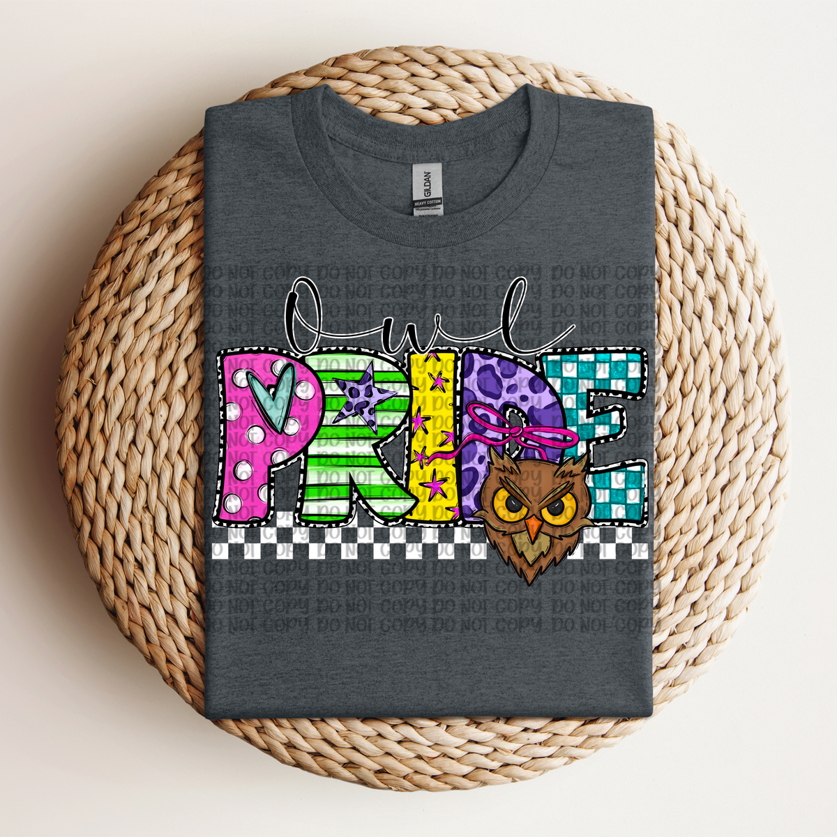 Owl Pride Colorful Patterns (VP) 102729 DTF transfer