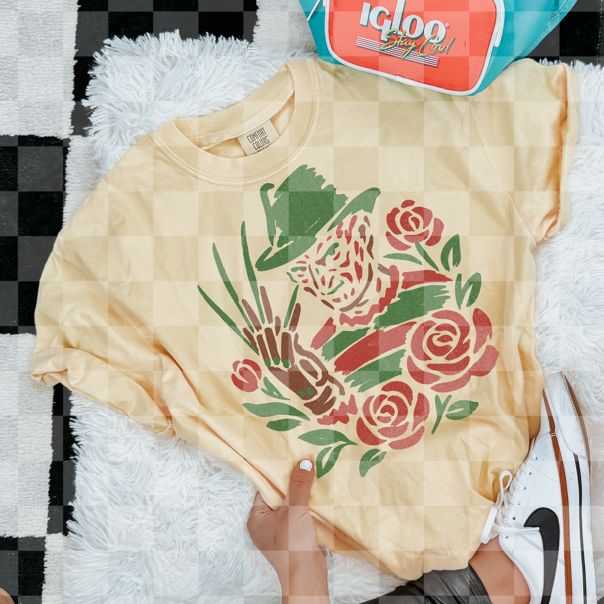 Fred with florals (Lyttle) DTF Transfer