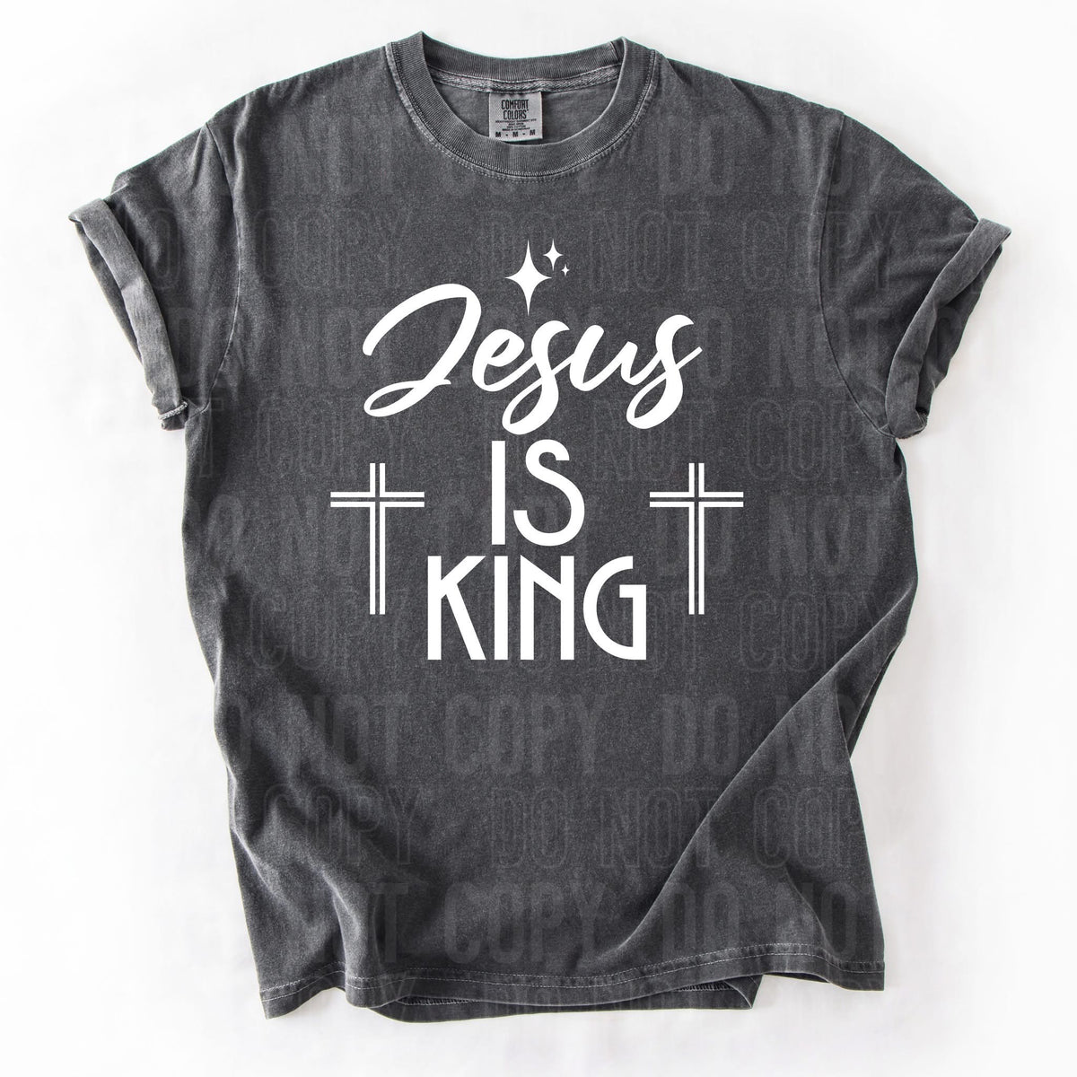 Jesus Is King / White (SBB) 88026 DTF Transfer