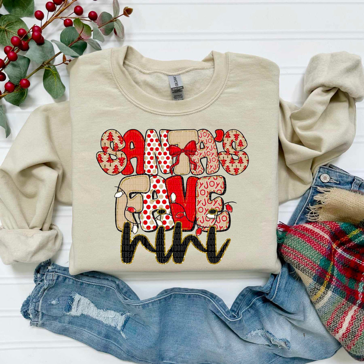 Santa's Fave nini (SDD) DTF Transfer