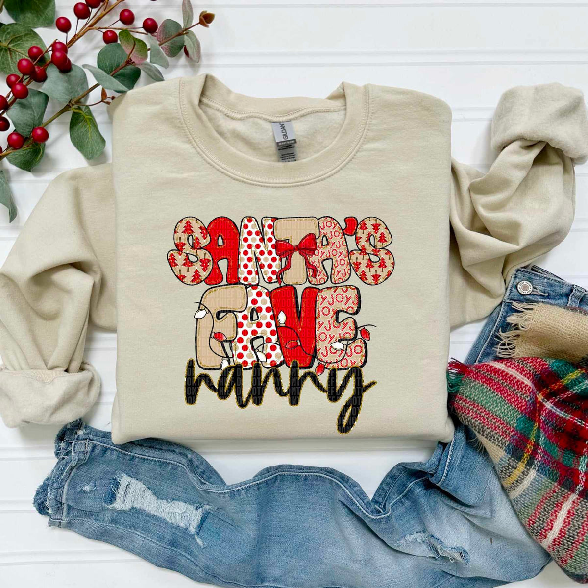 Santa's Fave nanny (SDD) DTF Transfer