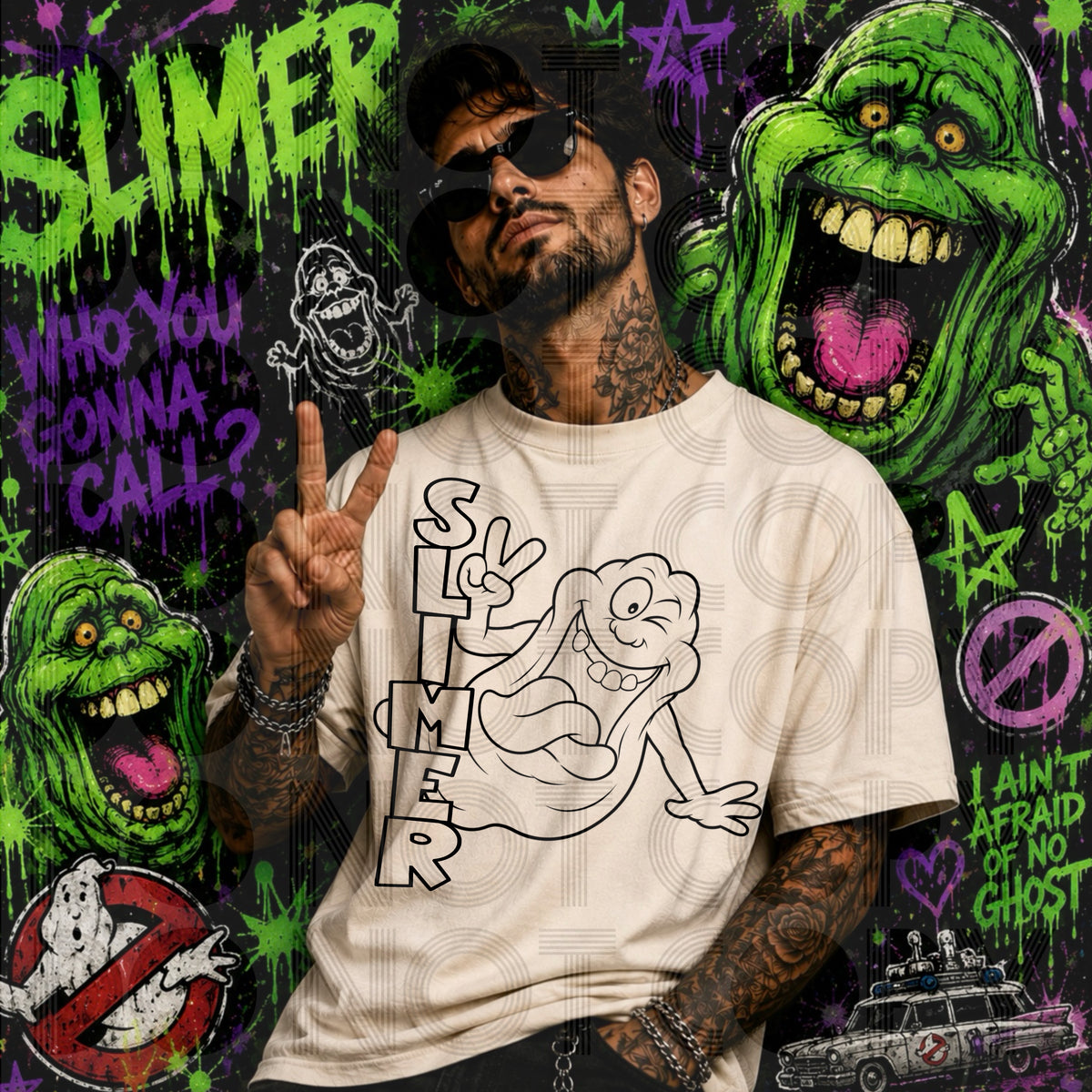 Slim BLACK outline (Renewed) DTF Transfer