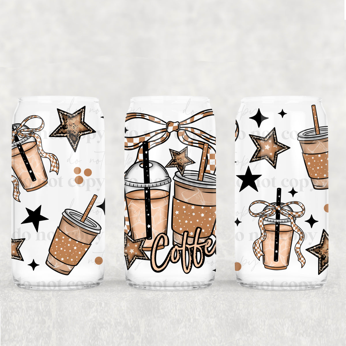 5939 coffee with bow (CSC) UV DTF WRAP (Copy)