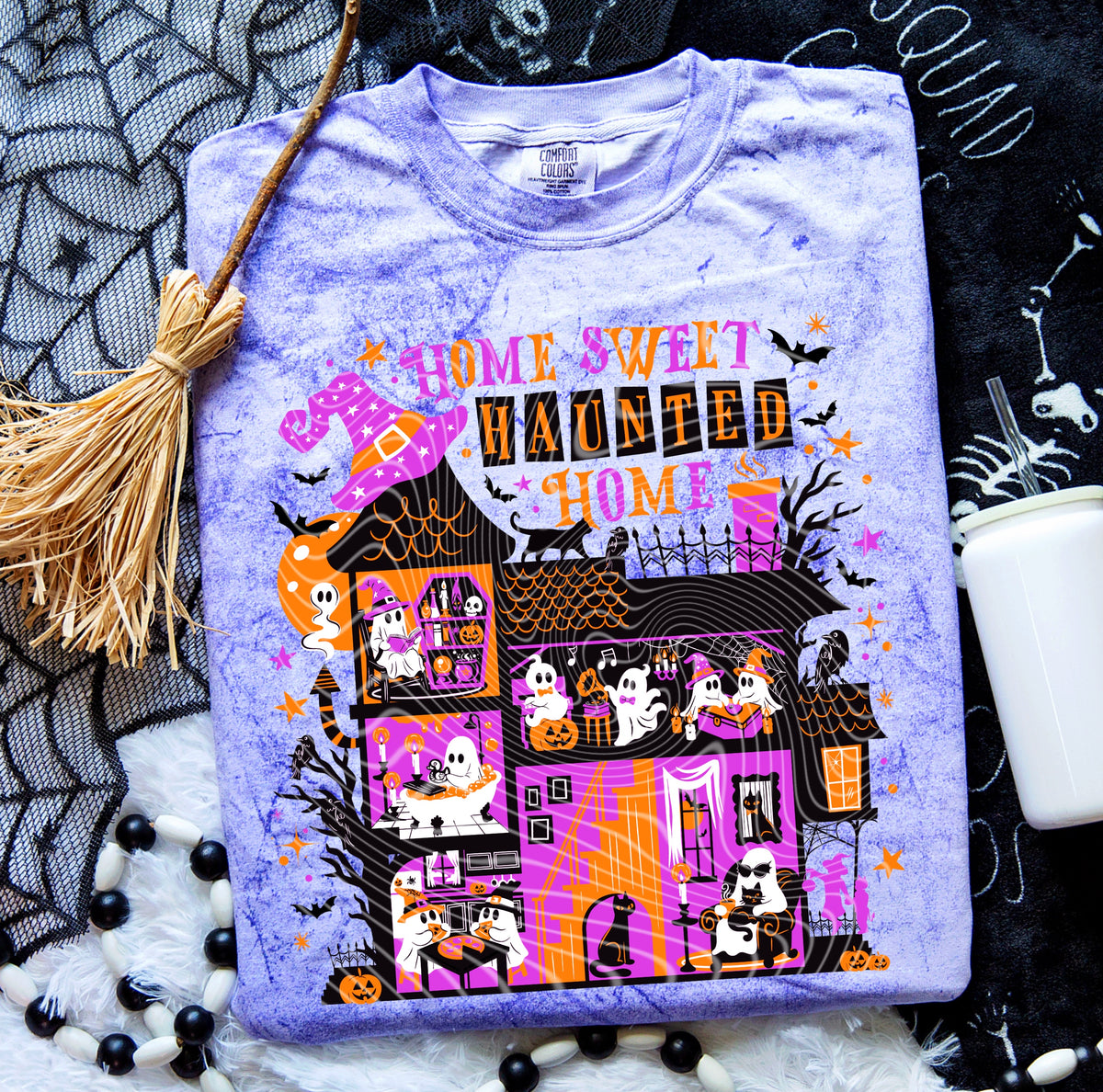 Home sweet haunted home (Gravitee) 109695 DTF transfer