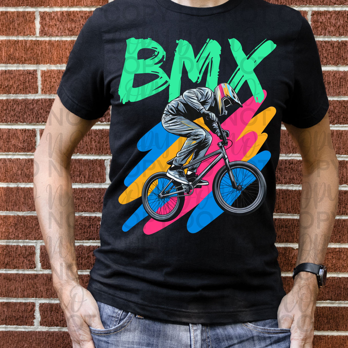 BMX Color (Starlight) DTF transfer