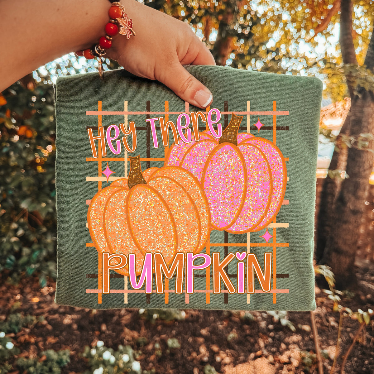 6039 hey there pumpkin (virgo) DTF transfer