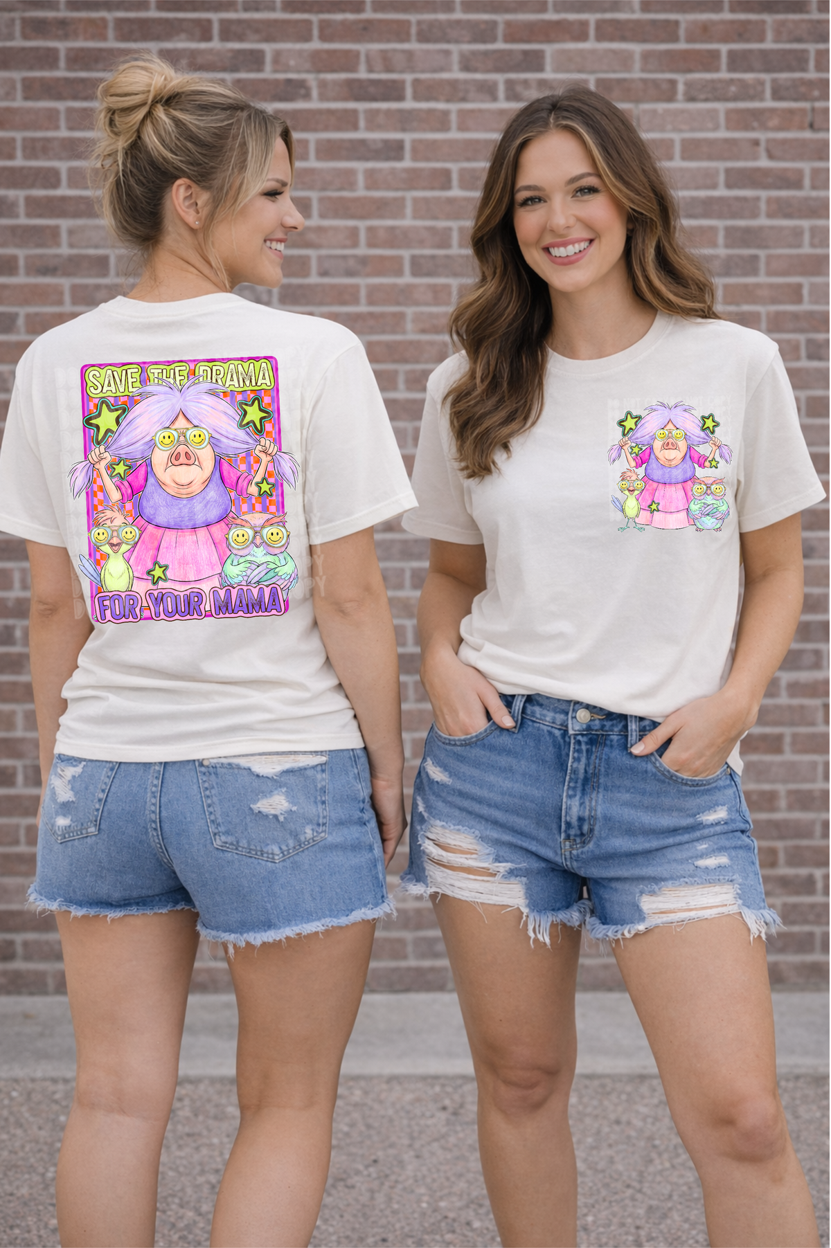 Save the drama for your mama POCKET (CST) DTF Transfer