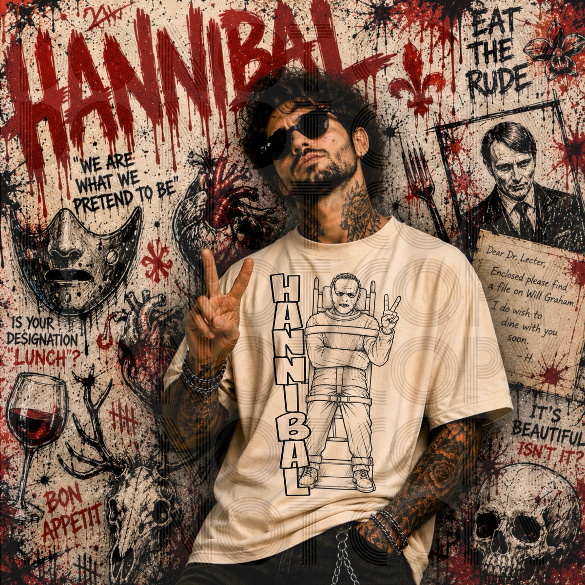 Hann BLACK outline (Renewed) DTF Transfer