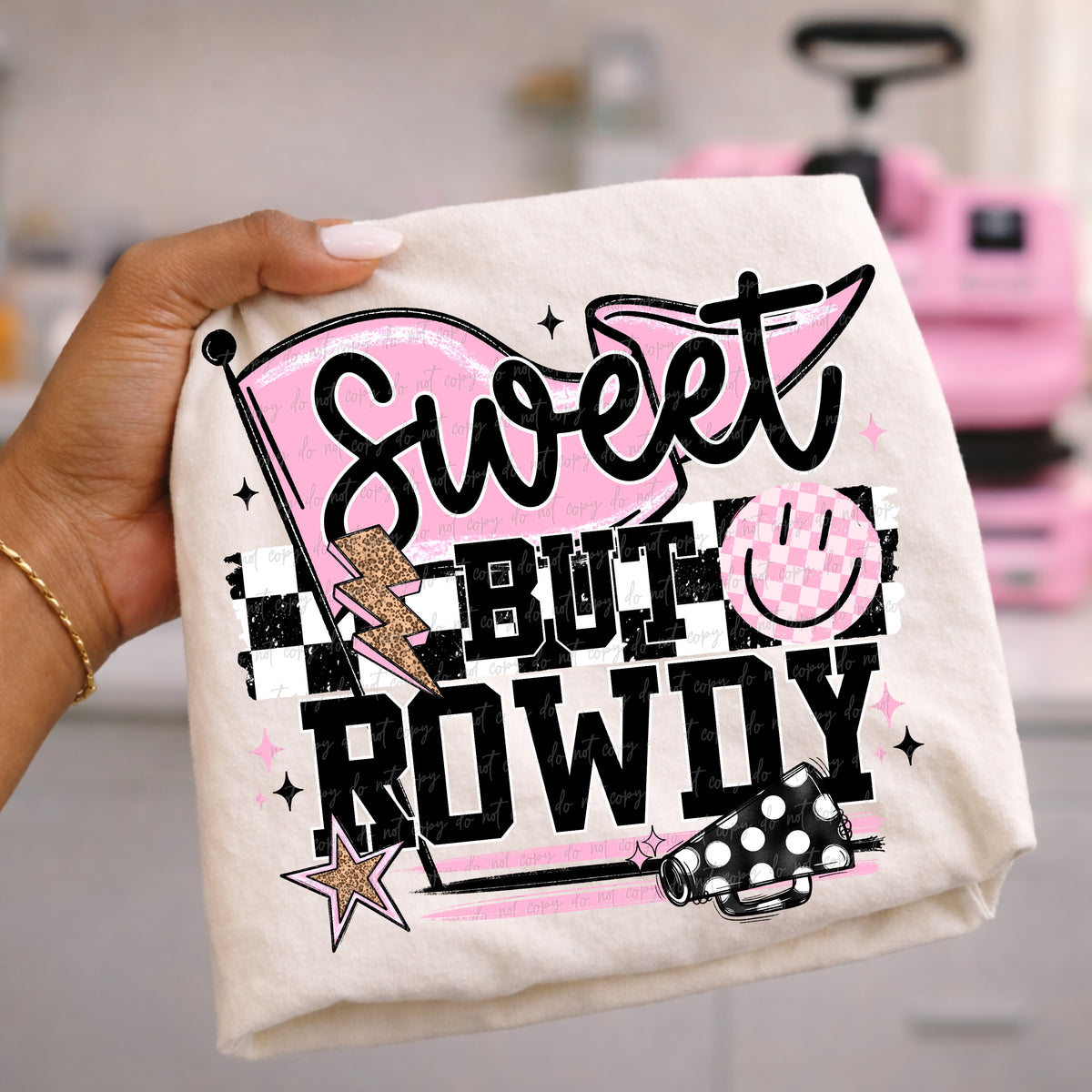 Sweet but rowdy (virgo) DTF Transfer