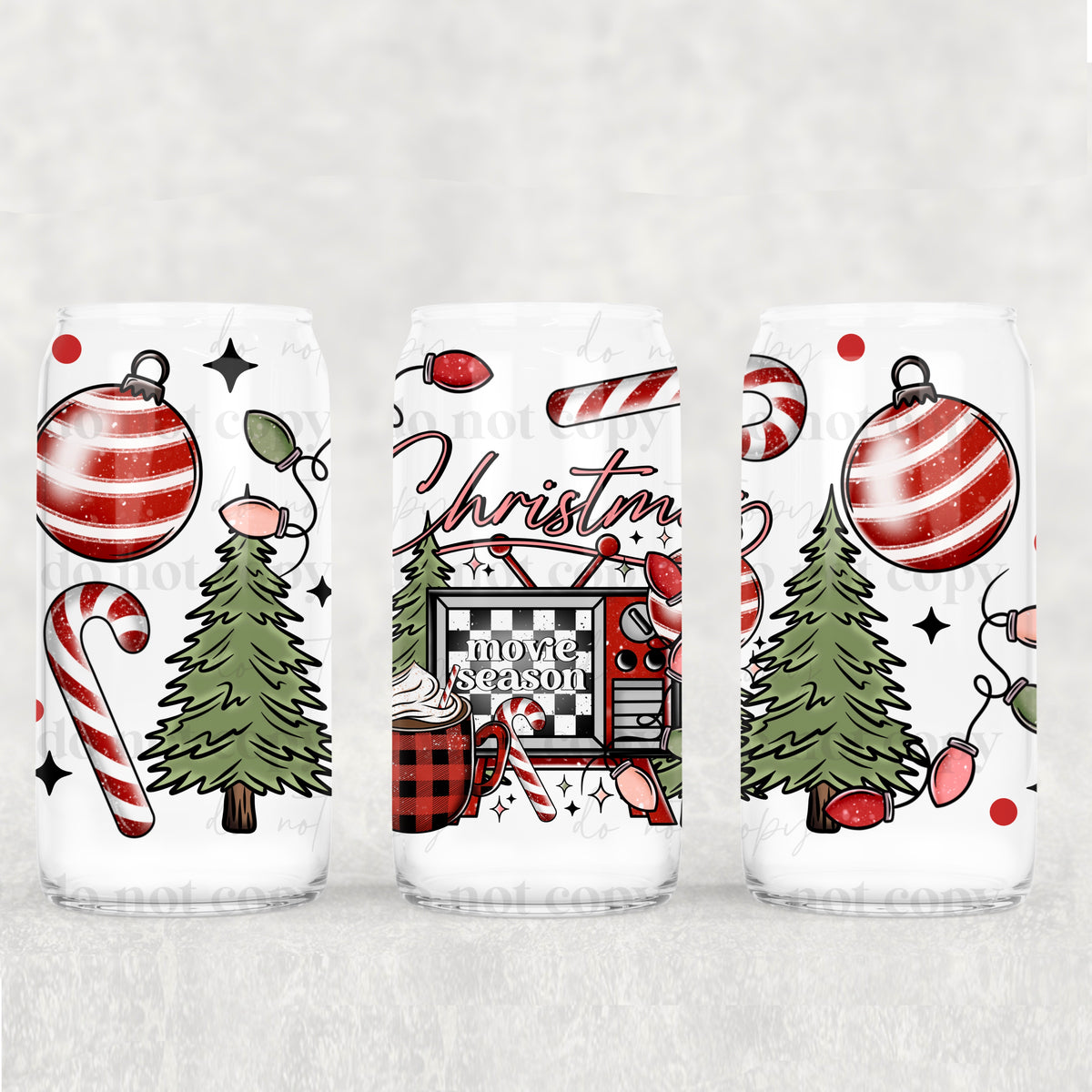 6222 christmas movie season (CSC) UV DTF WRAP