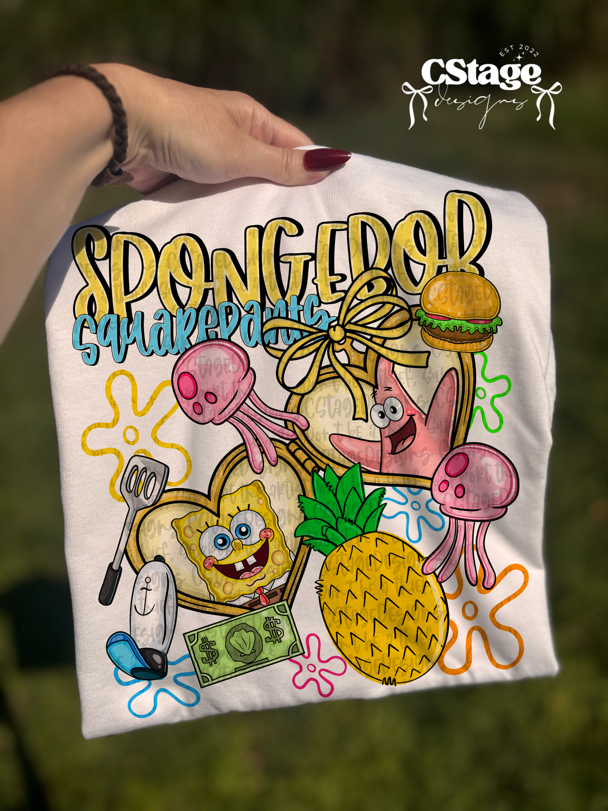 Bob heart locket (CSTAGE) DTF Transfer