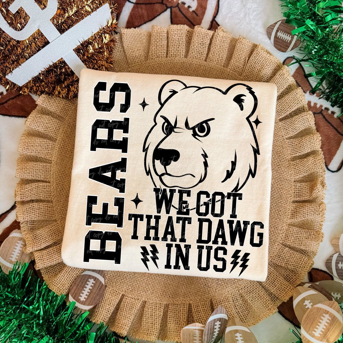 Bears we got that dawg in us (Virgo) DTF Transfer