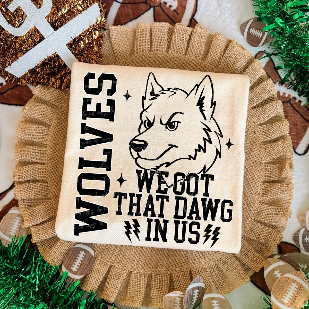 Wolves we got that dawg in us (Virgo) DTF Transfer