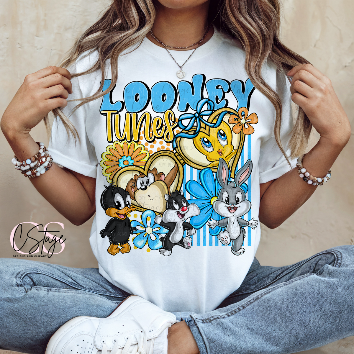 Tunes heart locket (CSTAGE) DTF Transfer