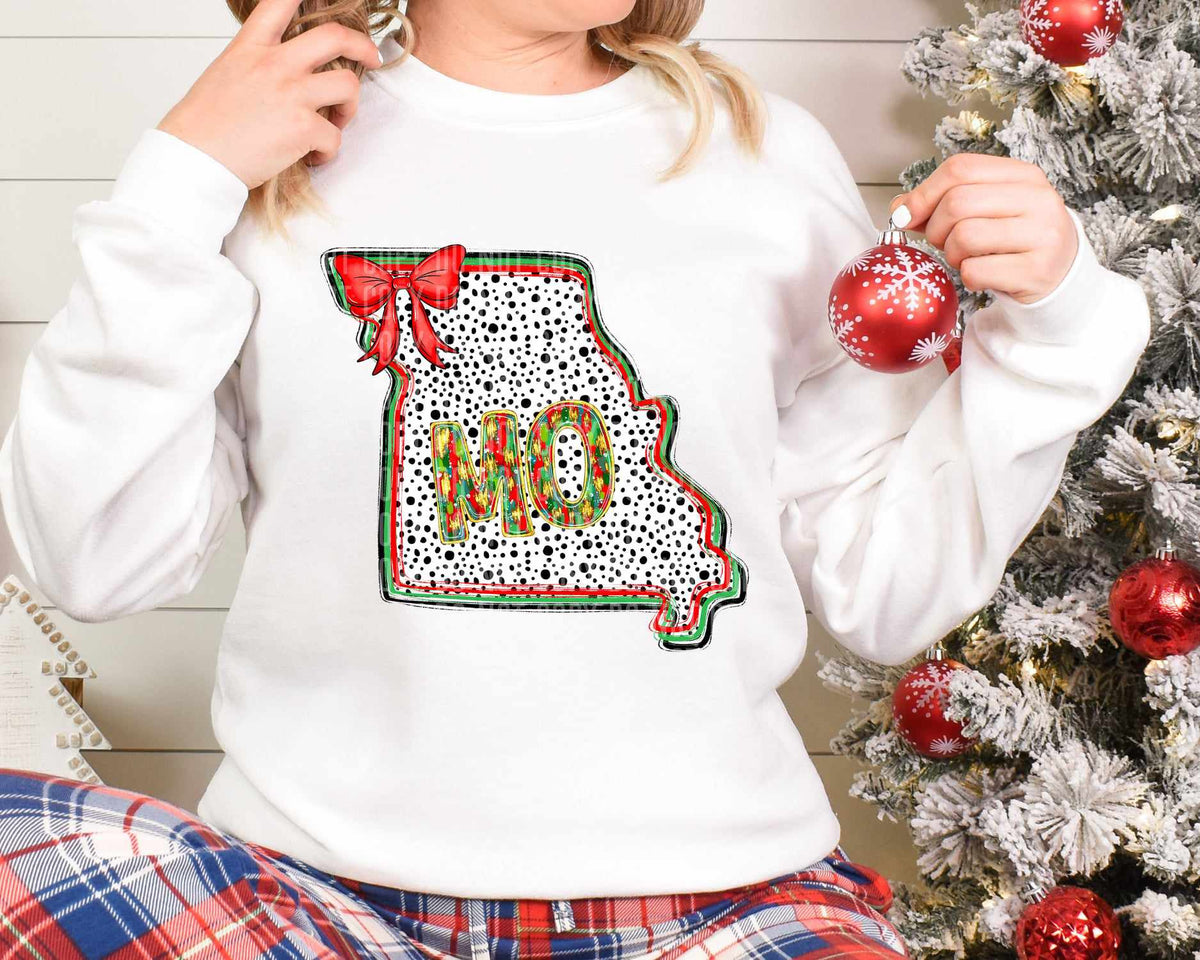 MO Christmas Dalmatian State (Caplinger) DTF Transfer