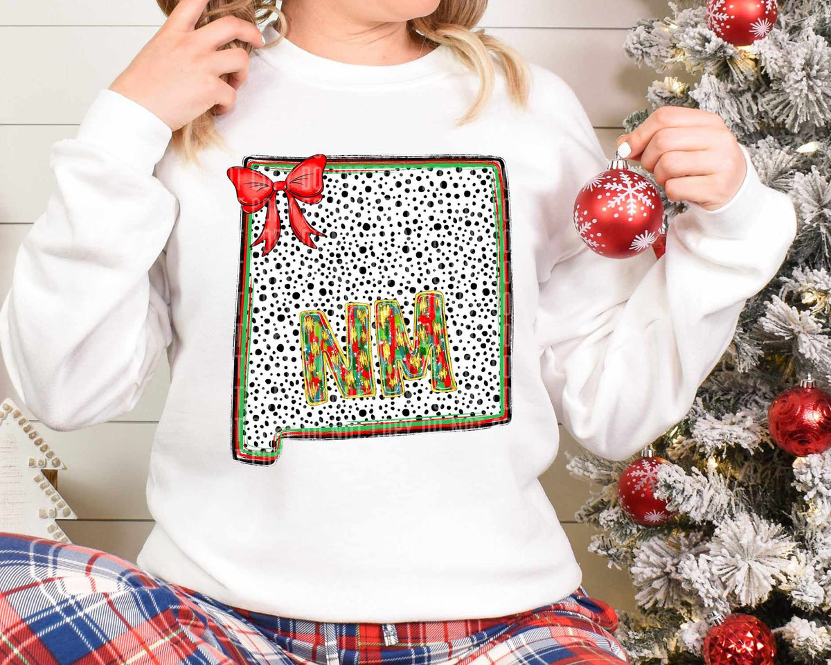 NM Christmas Dalmatian State (Caplinger) DTF Transfer