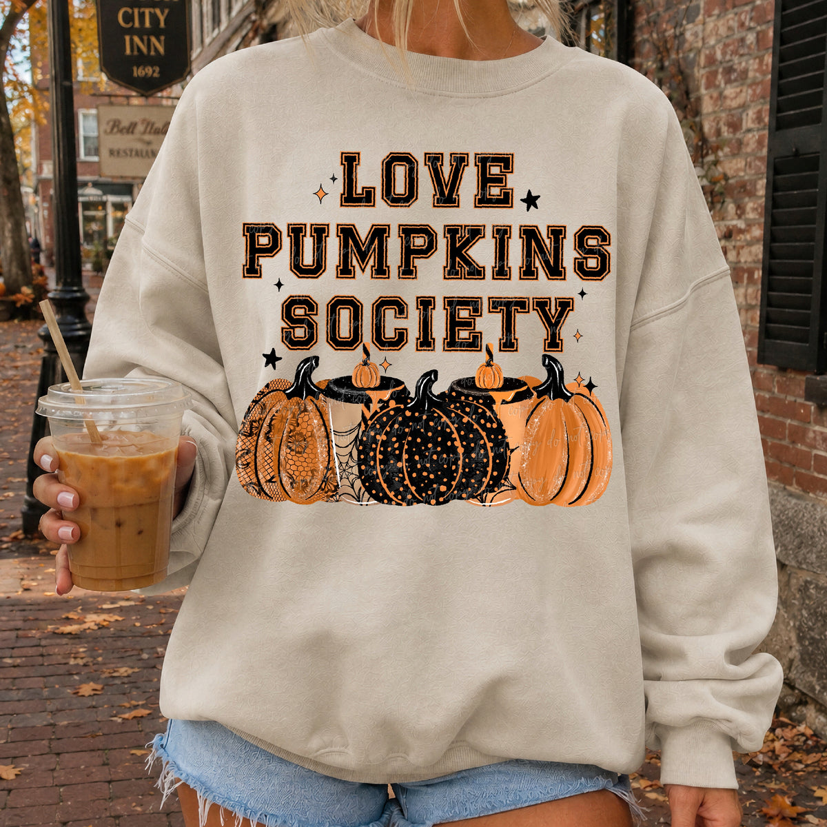 Love pumpkins society (Virgo) DTF Transfer