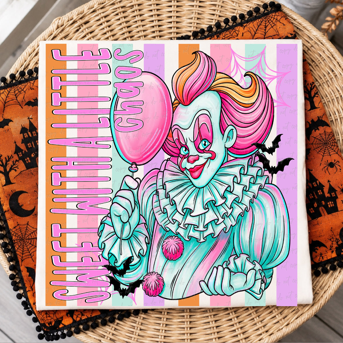 Sweet with a little chaos penny (Virgo) DTF Transfer