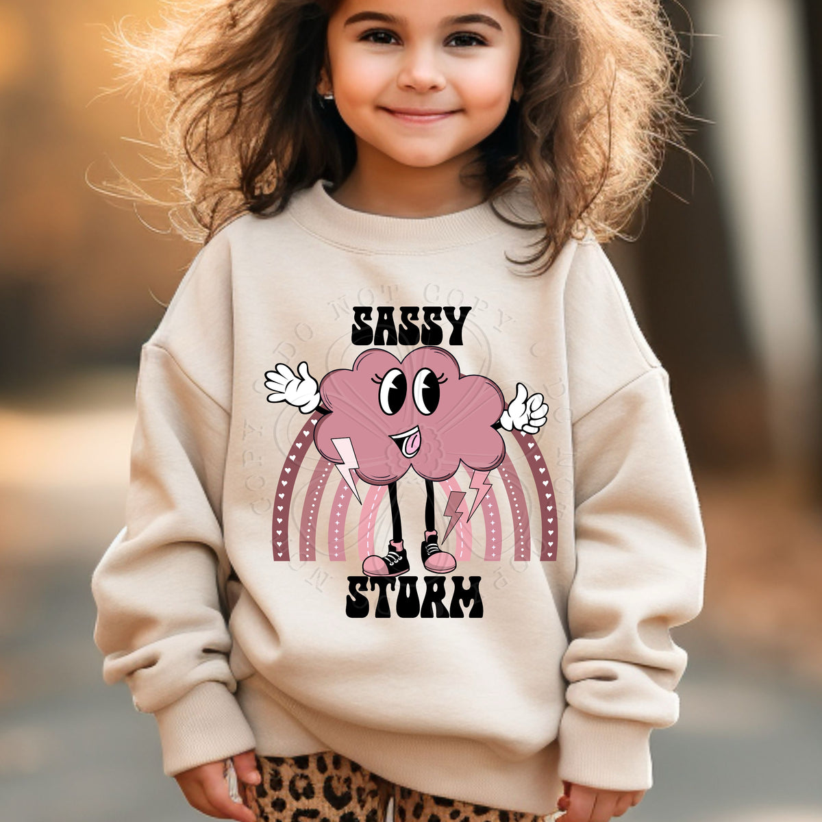 Sassy storm (VIRGO) 34744 DTF transfer