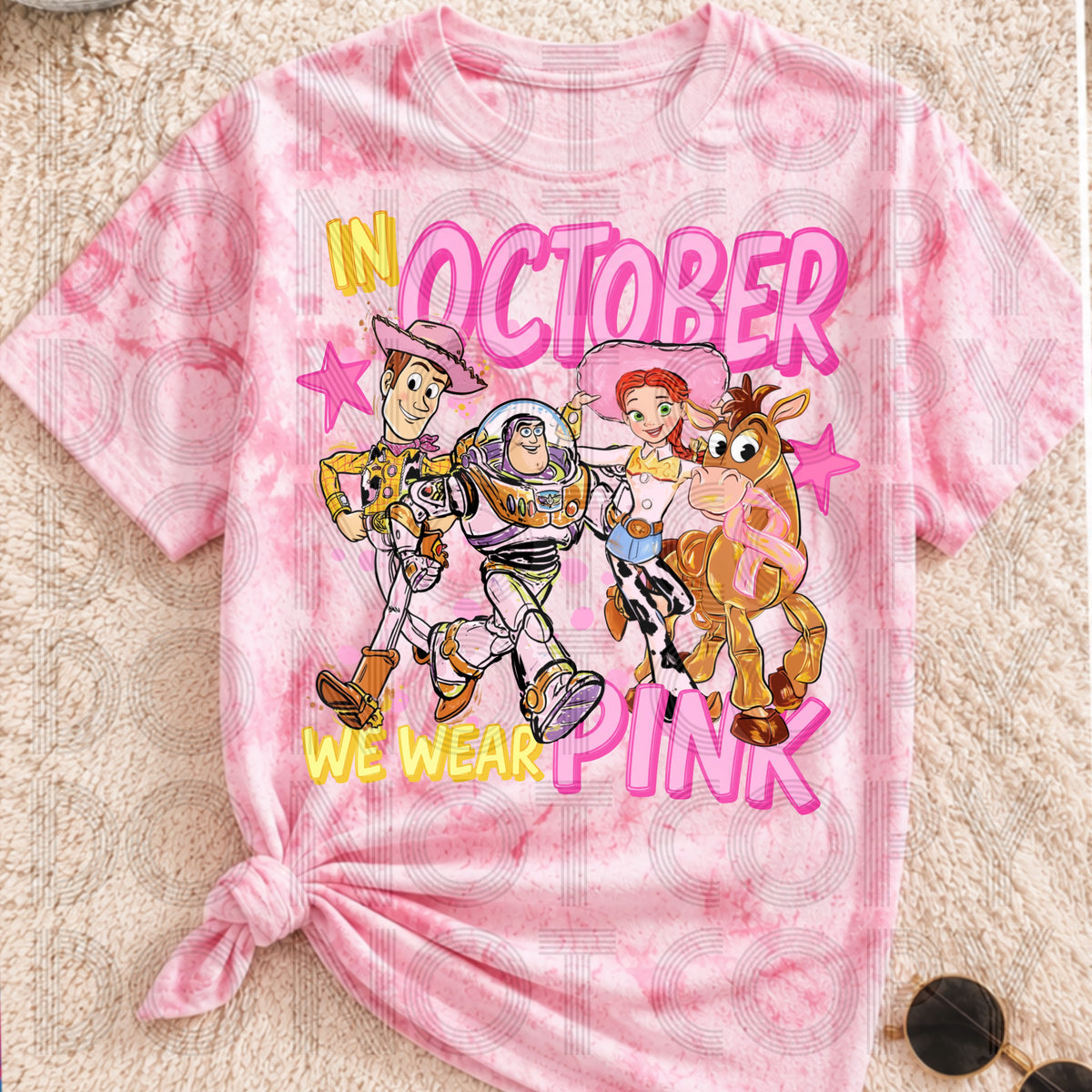 In October we wear pink TS (SSD) DTF Transfer