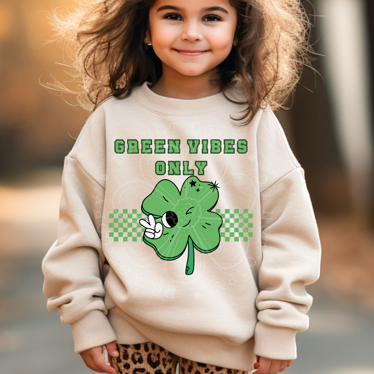 Green vibes only (VIRGO) 34651 DTF transfer