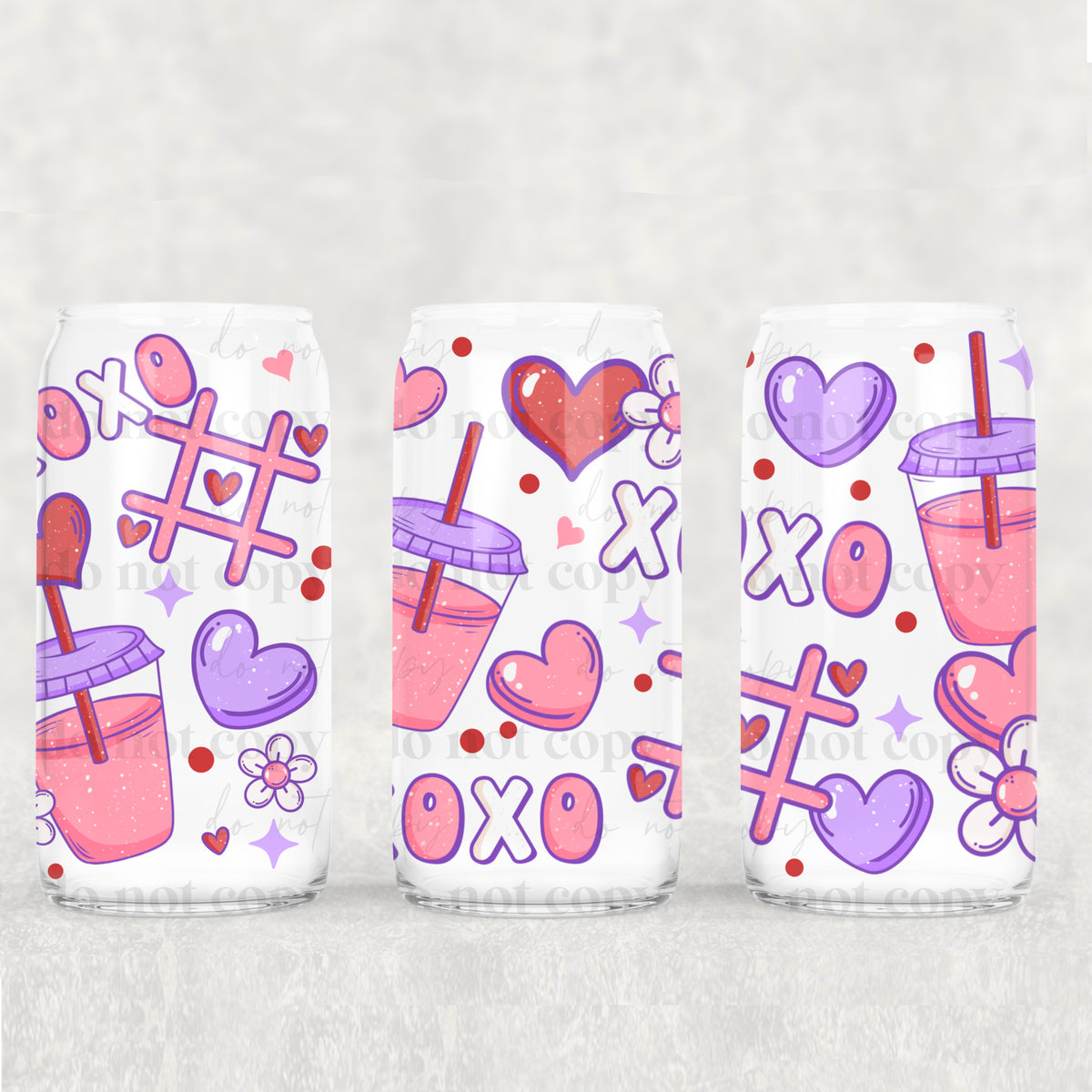 6516 valentines collage (CSC) UV DTF WRAP