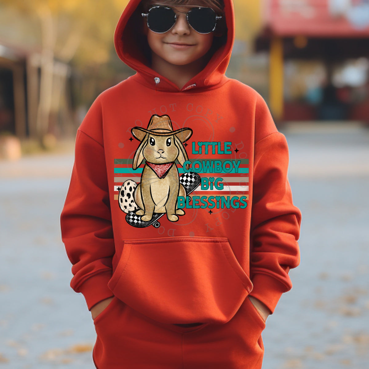 Little cowboy big blessings (VIRGO) 34659 DTF transfer