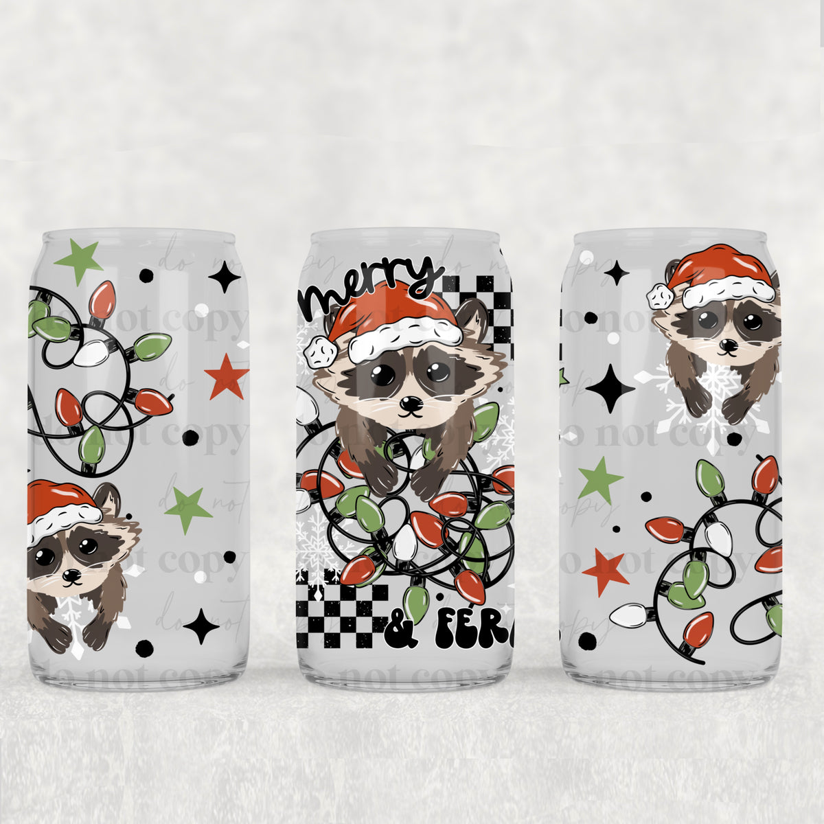 6725 merry and feral (CSC) UV DTF WRAP