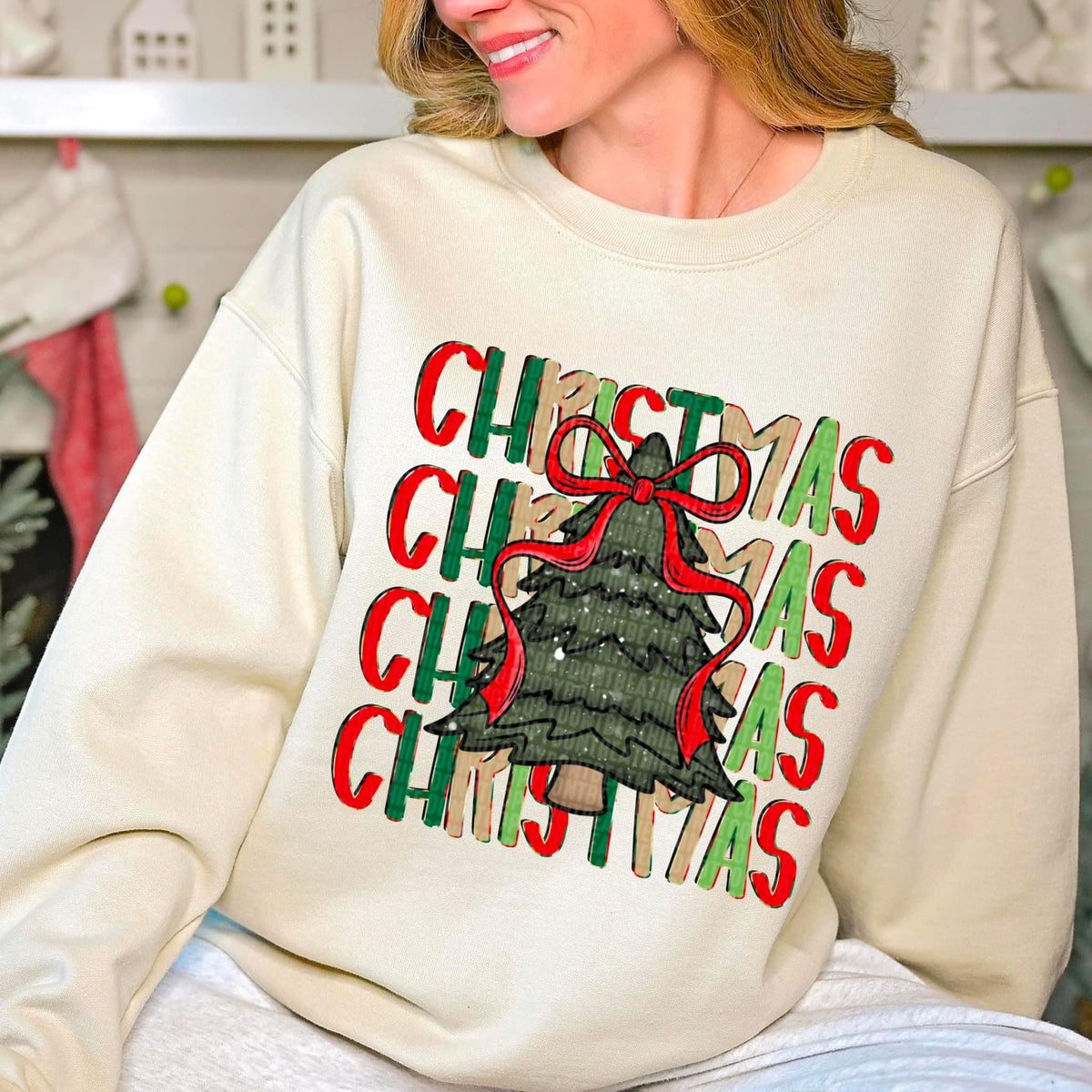 Christmas Stacked (SDD) DTF Transfer