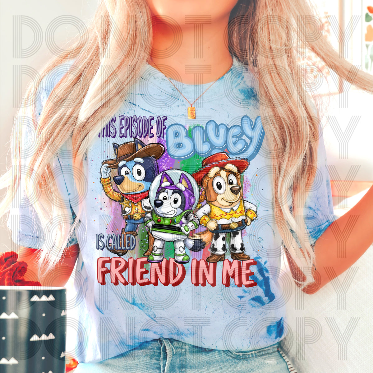 This episode of blue is called friend in me (Renewed) DTF Transfer