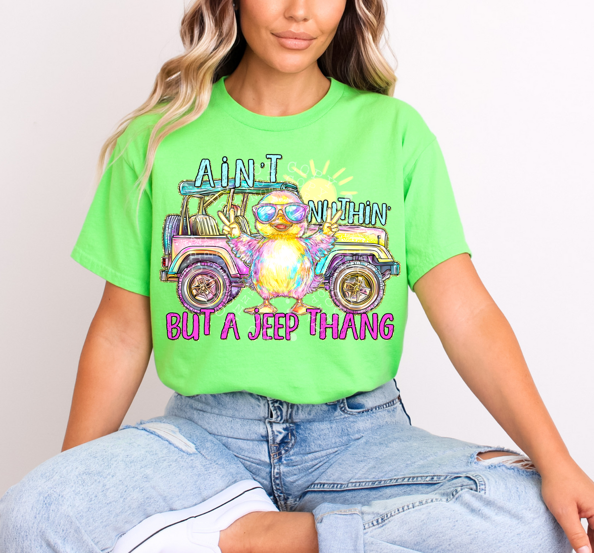 Ain't nothin' but a J thang 109240 DTF transfer