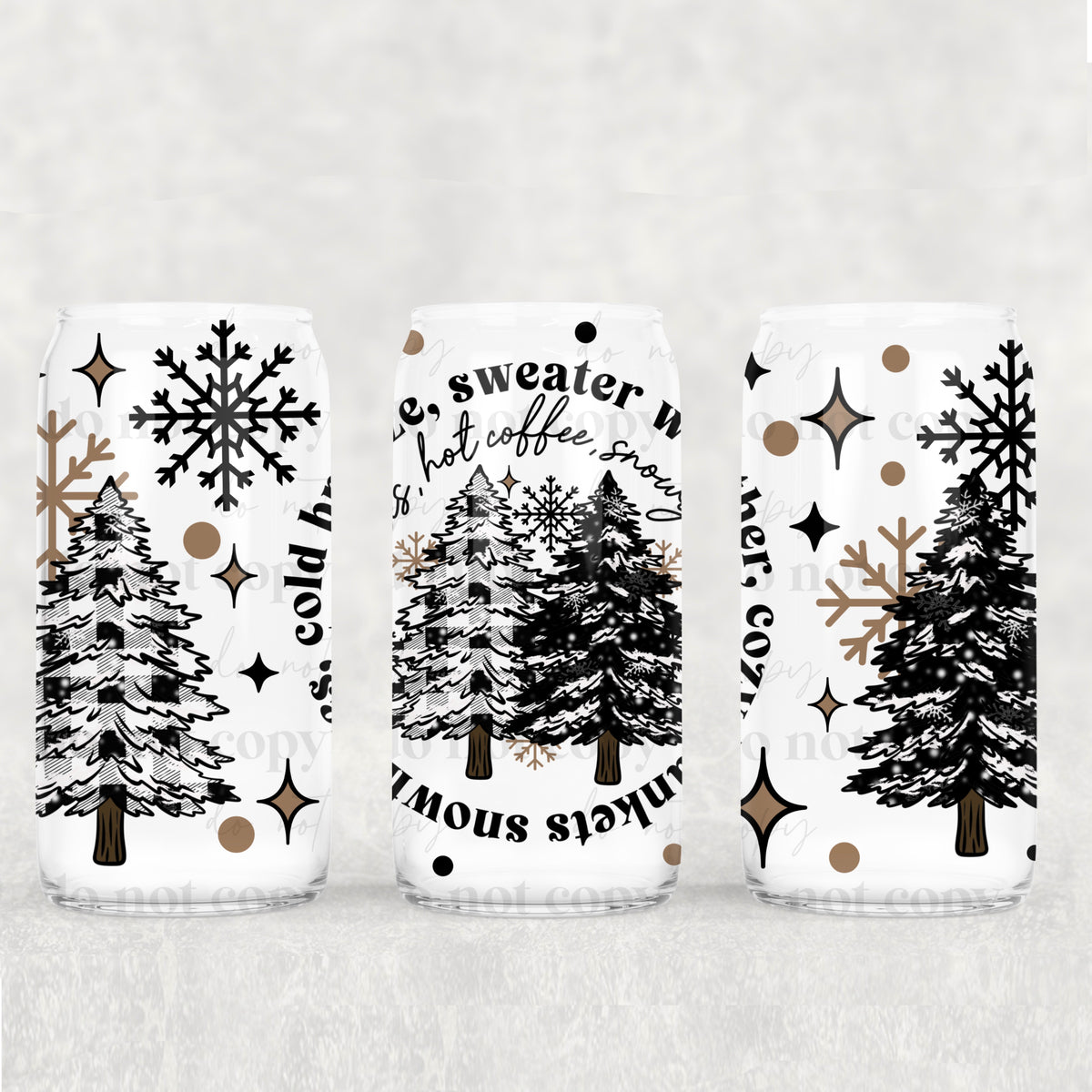 6861 winter things circle (CSC) UV DTF WRAP