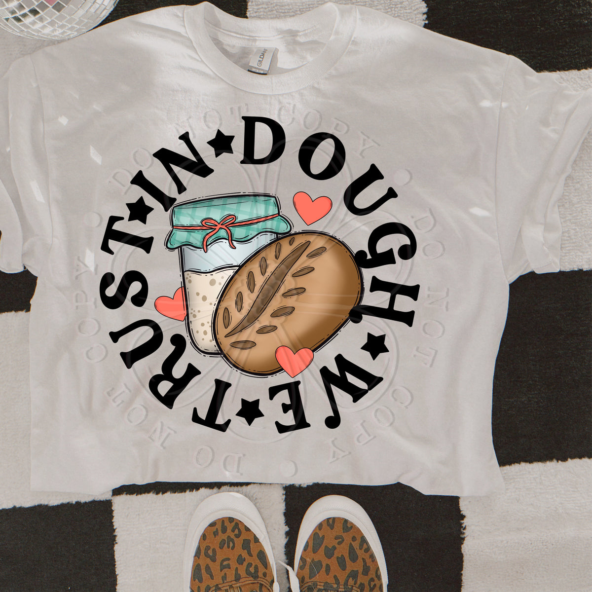 We trust in dough (VIRGO) 34597 DTF transfer