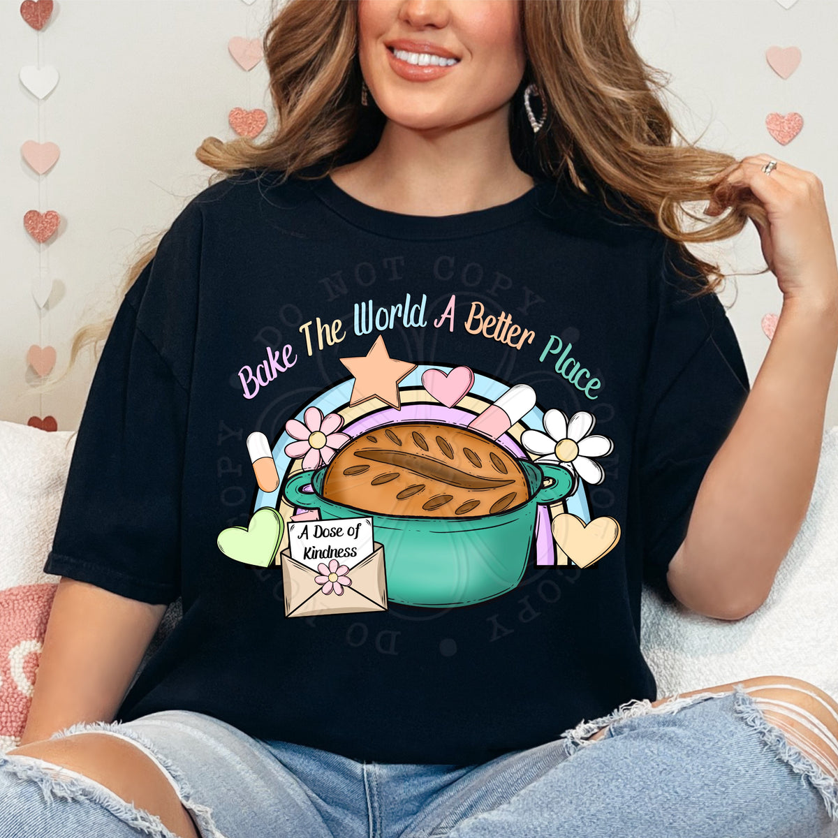 Bake the world a better place (VIRGO) 34595 DTF transfer