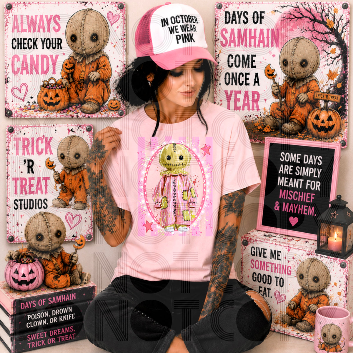 Sam in October we wear pink (SSD) DTF transfer