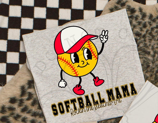 Softball mama smiley (VIRGO) 34614 DTF transfer