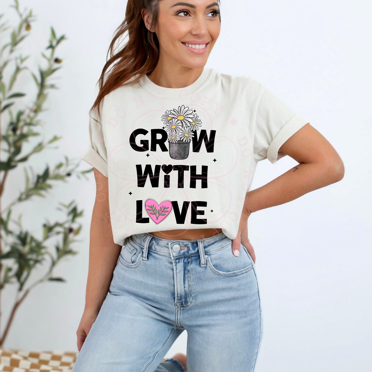 Grow with love (VIRGO) 34674 DTF transfer
