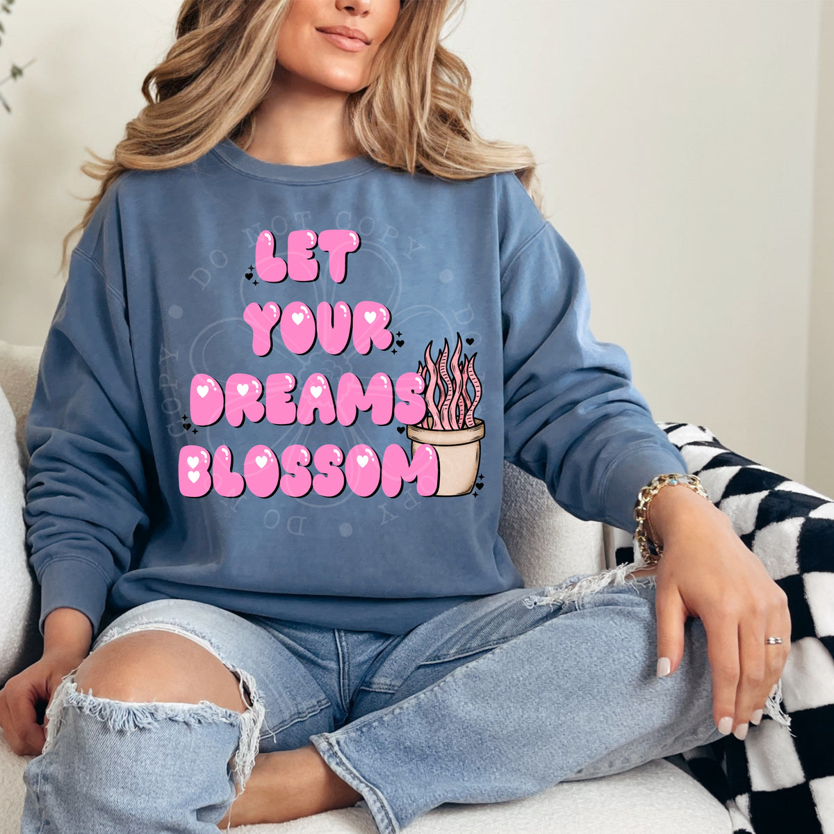 Let your dreamz blossom  (VIRGO) 34662 DTF transfer