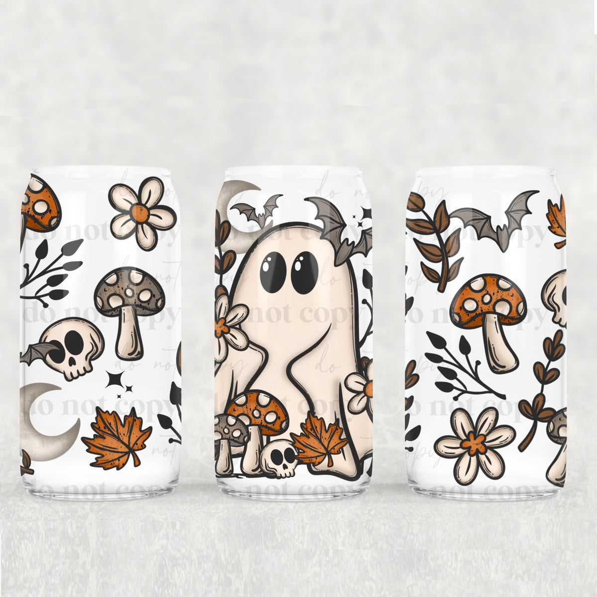 7252 ghost with mushrooms (CSC) UV DTF WRAP