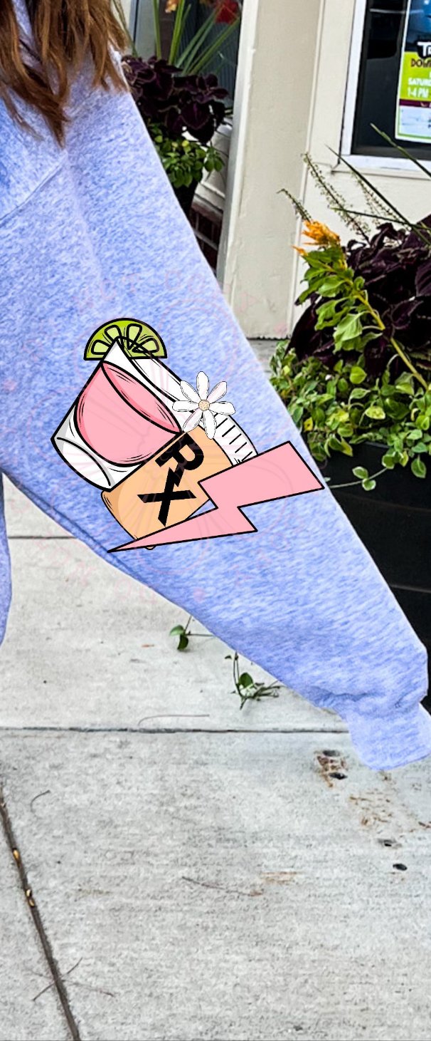 RX drink lightening bolt (VIRGO) 34657 DTF transfer