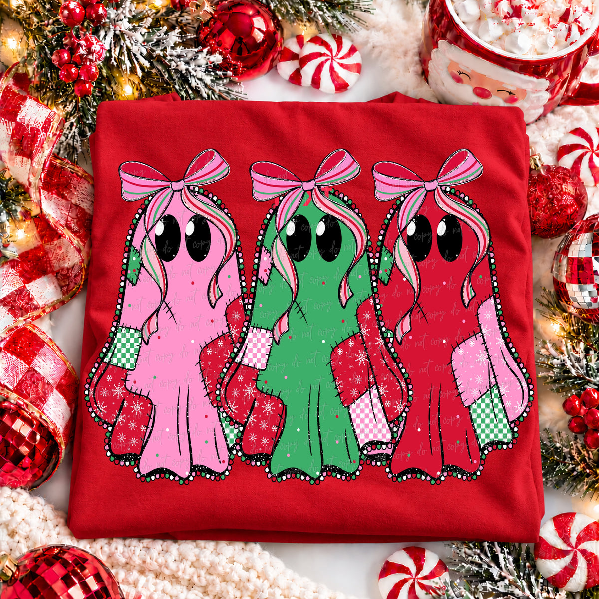Christmas ghosts (Virgo) DTF Transfer