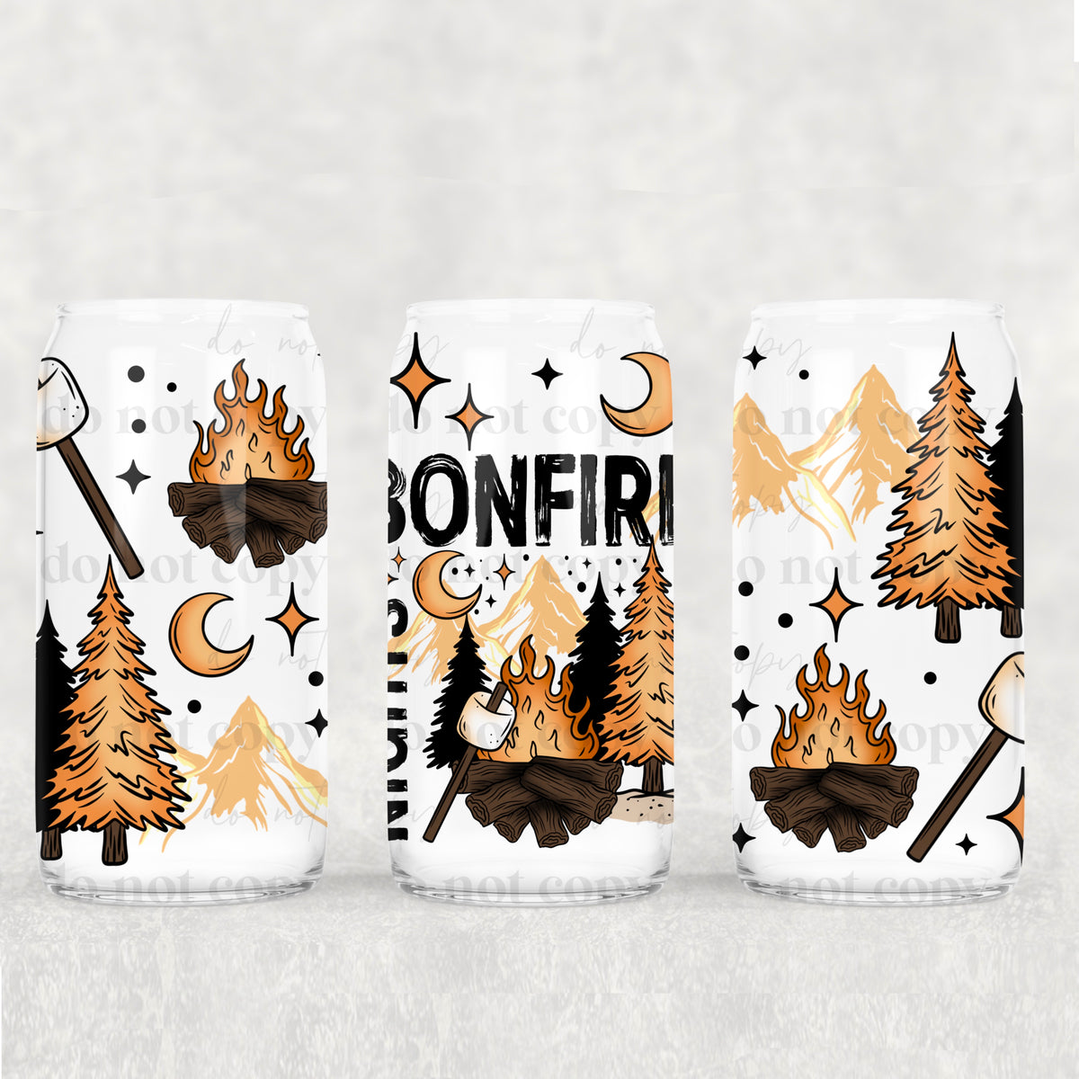 bonfire 7273 (CSC) UV DTF WRAP