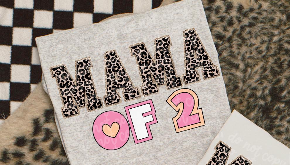 Mama of 2 (VIRGO) 34757 DTF transfer