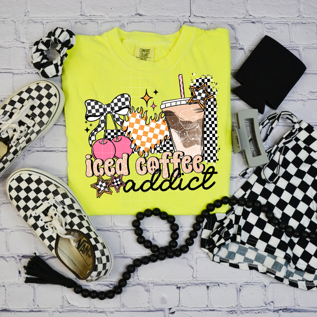 Iced Coffee Addict (CSC) DTF transfer